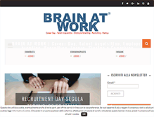 Tablet Screenshot of brainatwork.it